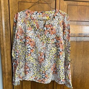 LOFT Women's Floral Blouse - Multicolor